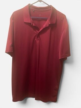 adidas Men’s Red Polo Shirt